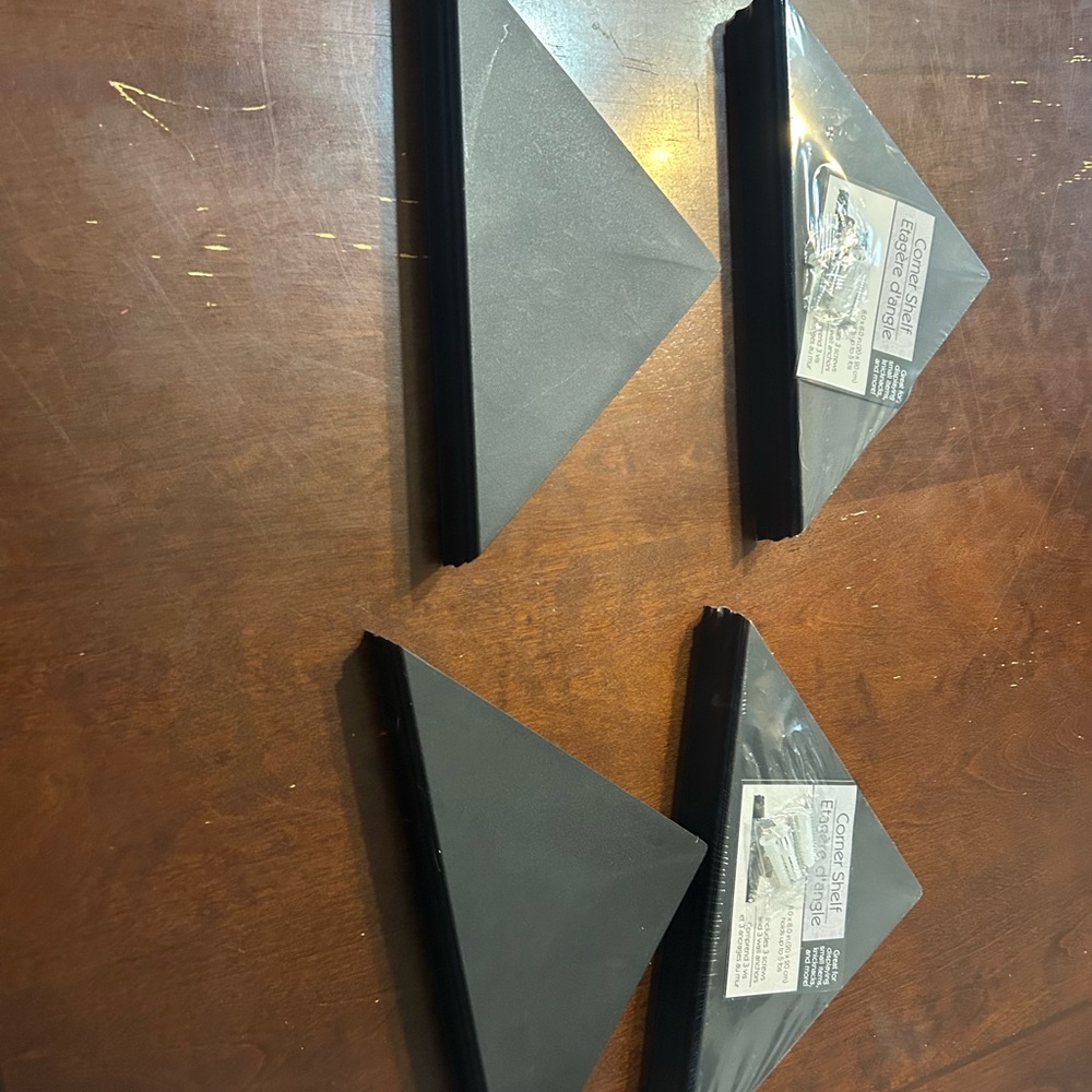 ClosetMaid Black Corner Shelves